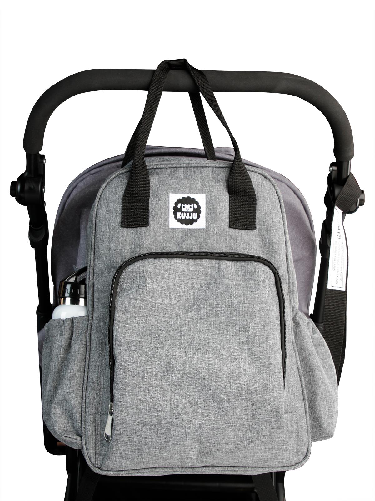 Kujju Anne Bebek Bakım Sırt Çantası - Gri
