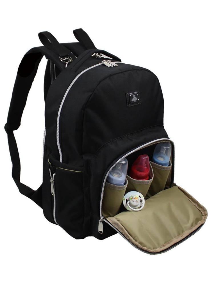 Stylo Duo Backpack Anne Çanta - Siyah