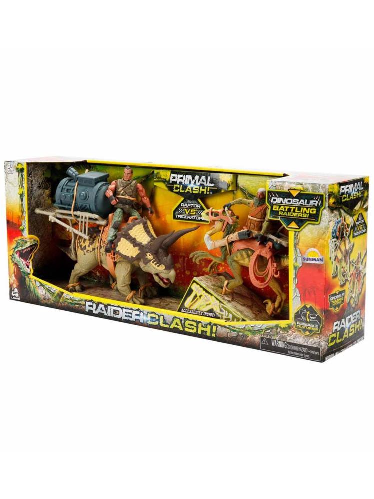 Sunman Oyuncak Set Jurassıc Clash Raıder Clash Ultımate Dıno Battle Sunman Oyuncak Figür Oyuncaklar