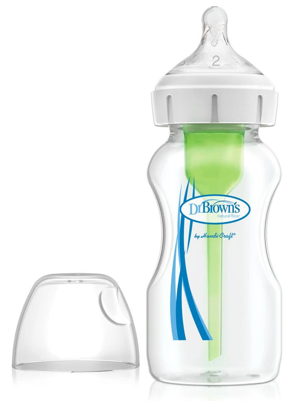 Dr. Browns Geniş Ağız PP Biberon 270 ml 2. Seviye Emzik ile