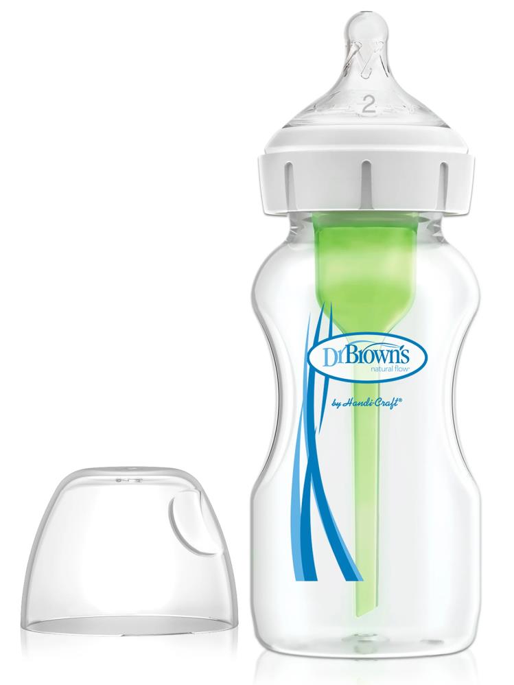 Dr. Browns Geniş Ağız PP Biberon 270 ml 2. Seviye Emzik ile