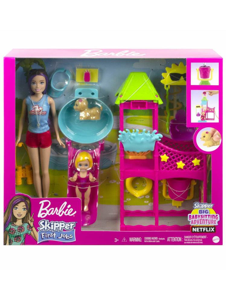 Barbie Skipper'ın Su Parkı Eğlencesi Oyun Set