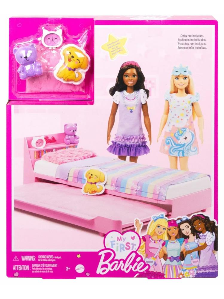 Barbie BEBEĞİM BARBIE'NİN YATAĞI OYUN SETİ