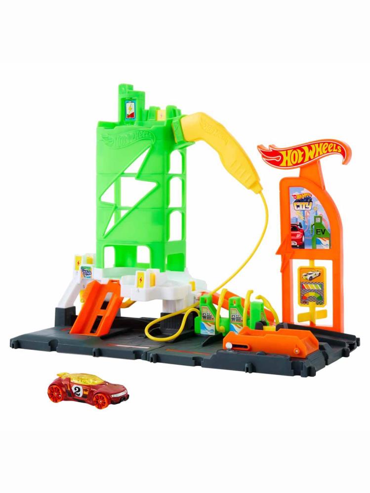 Hot Wheels Elektrikli Araç Şarj İstasyonu Oyun Seti