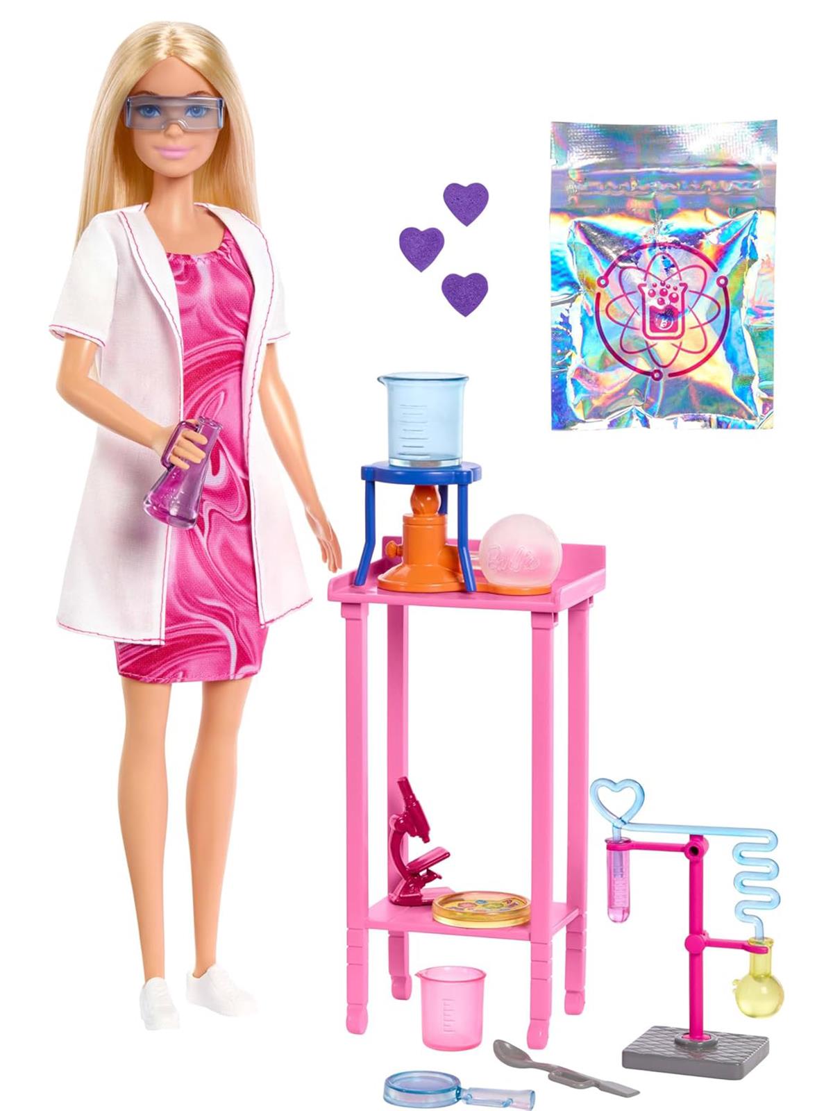 Barbie Kariyer Oyun Setleri - Bilim Uzmanı Ve Aksesuarları