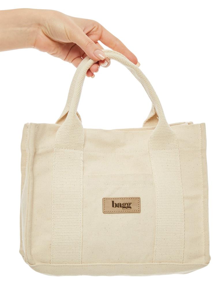 Çınar Bez Çanta Bagg Kanvas Cepli Kanvas Çanta