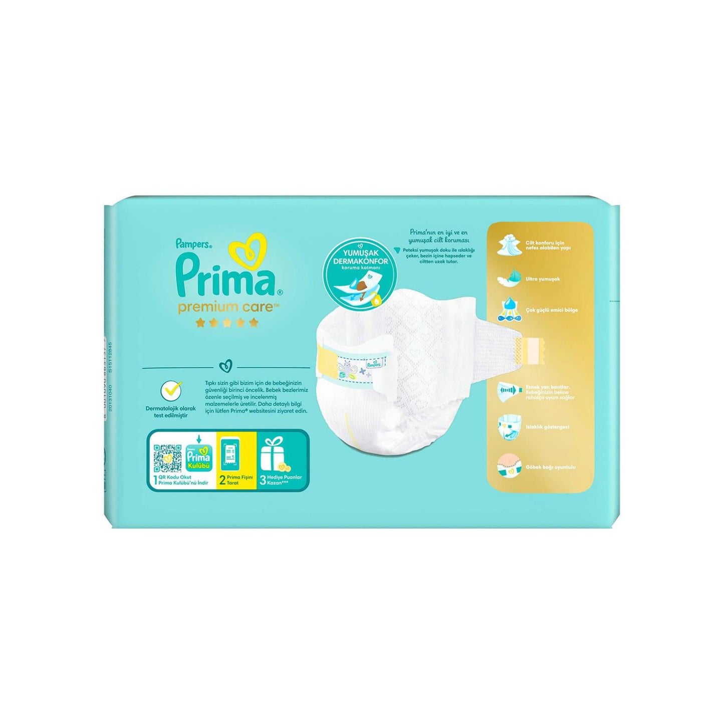 Prima Premium Care 0 Beden Prematüre Bebek Bezi 30 Adet