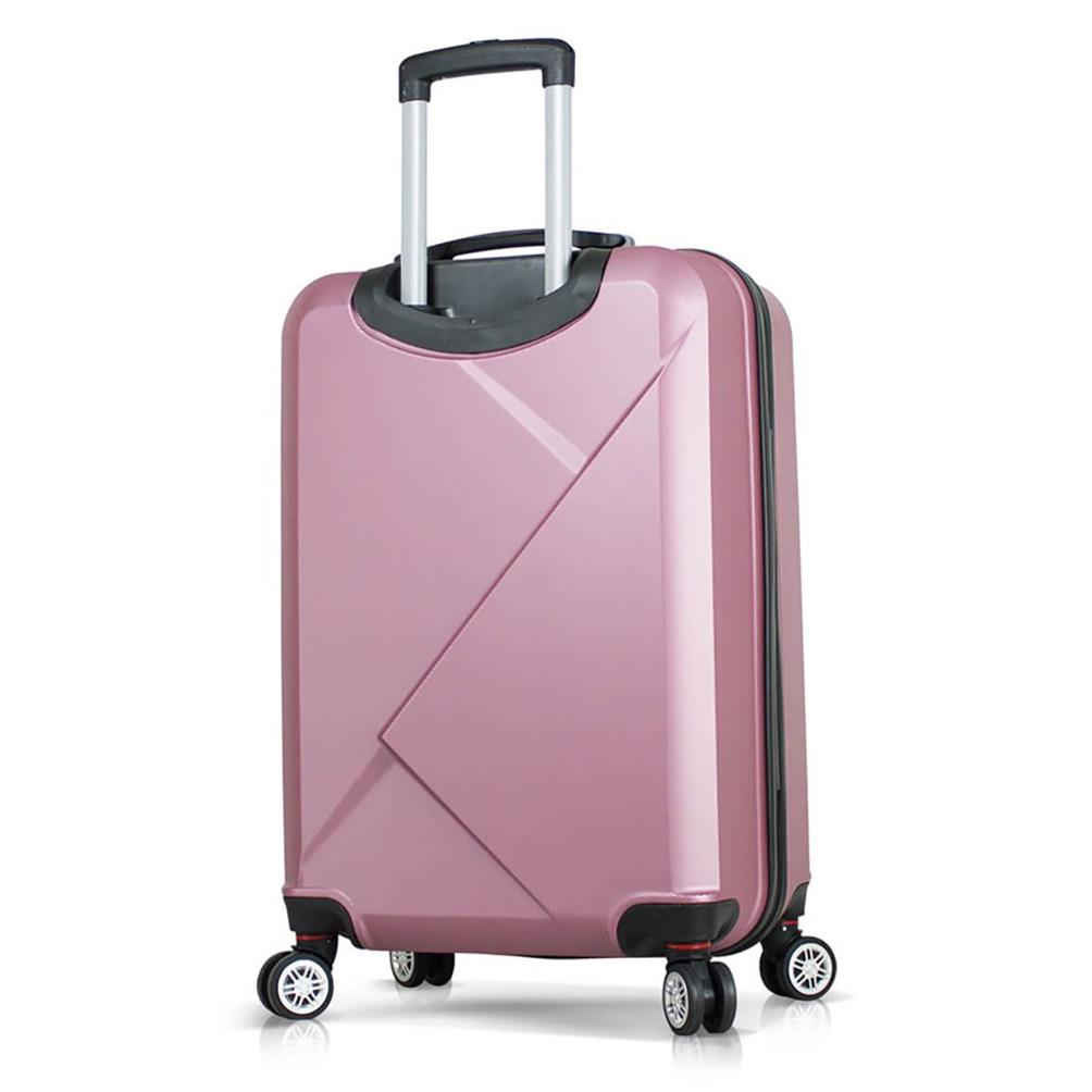 Myvalice Diamond Abs Büyük Boy Valiz - Pembe