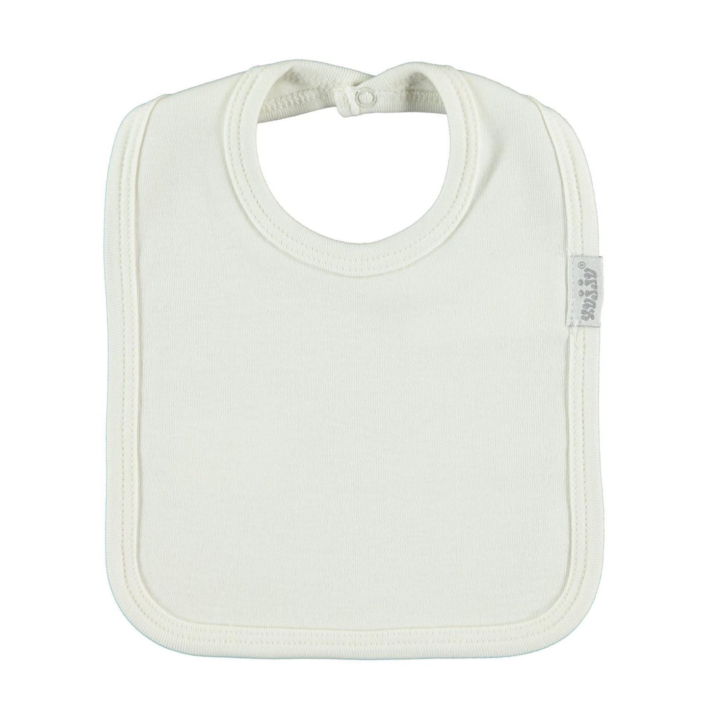 Civil Baby Arkadan Çıtçıtlı Unisex Mama Önlük - Ekru