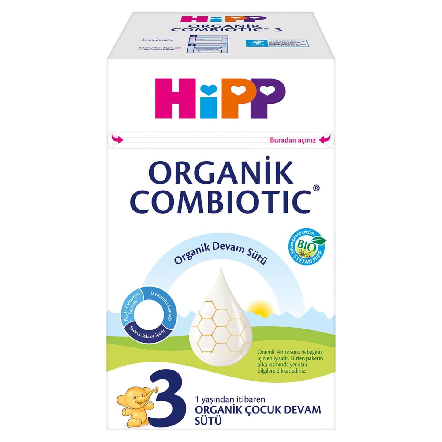 Hipp 3 Organik Combiotic Bebek Sütü 800 gr