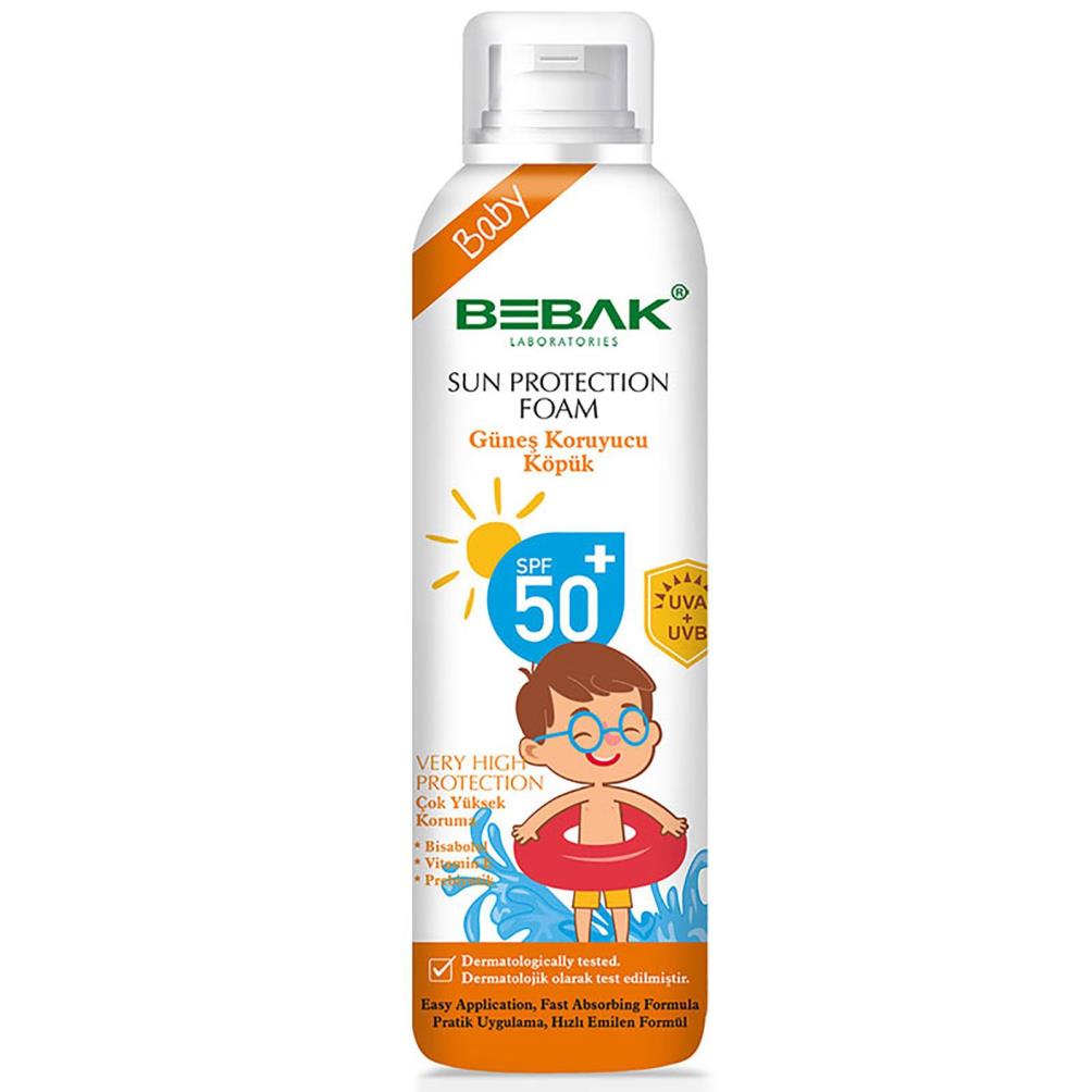 Bebak Güneş Köpüğü +50 SPF 150 ml