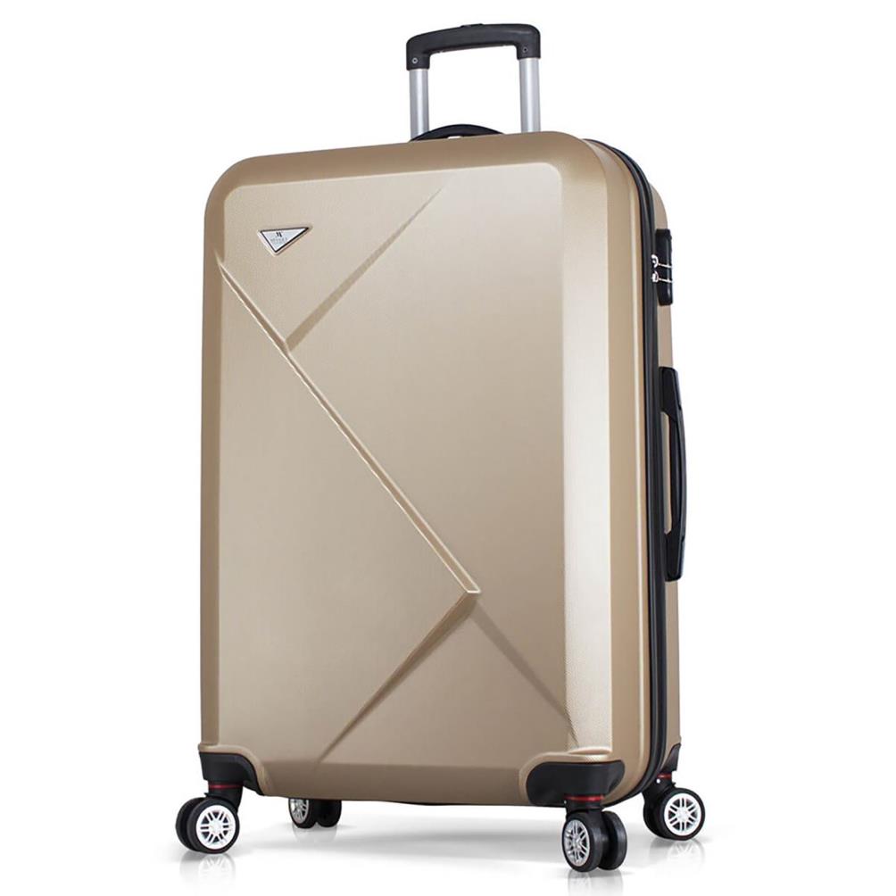 Myvalice Diamond Abs Büyük Boy Valiz - Gold