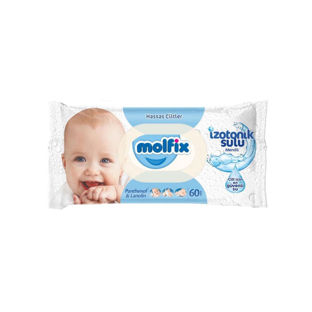 Molfix İzotonik Islak Mendil Hassas Ciltler 60 Adet