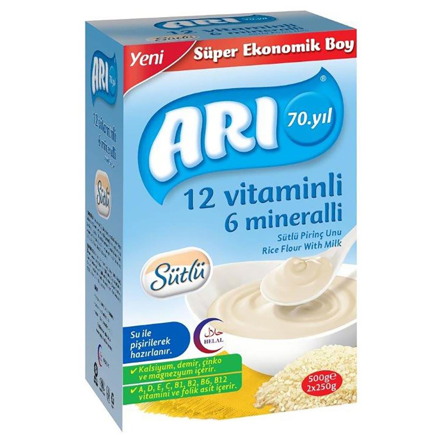 Arı Sütlü Pirinçli Ek Gıda 500 gr