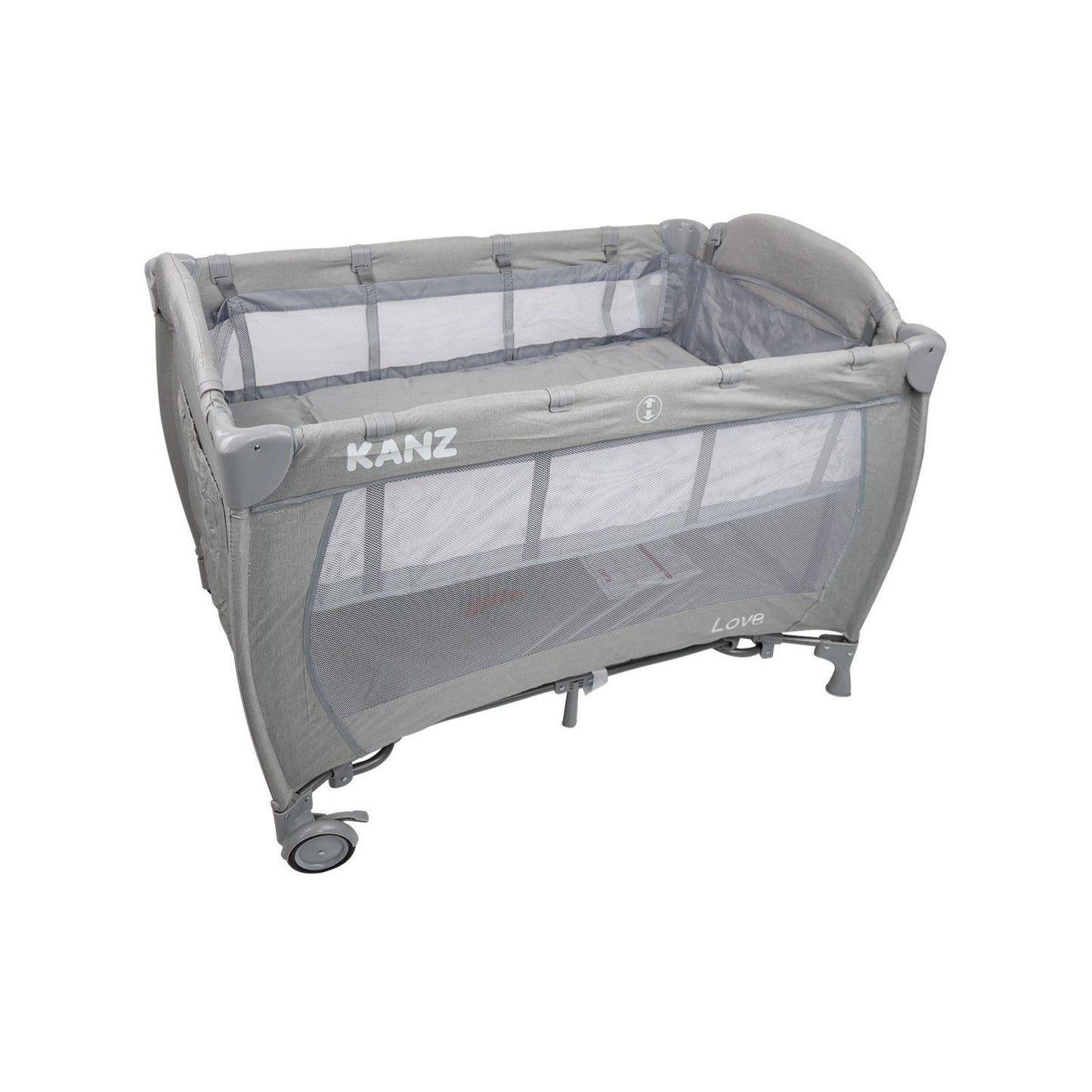 Kanz Love Lüx Arakatlı 70x110 cm Oyun Park - Gri