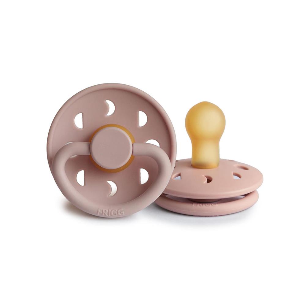 Frigg Moon Phase Kauçuk Emzik 0-6 Ay - Pudra