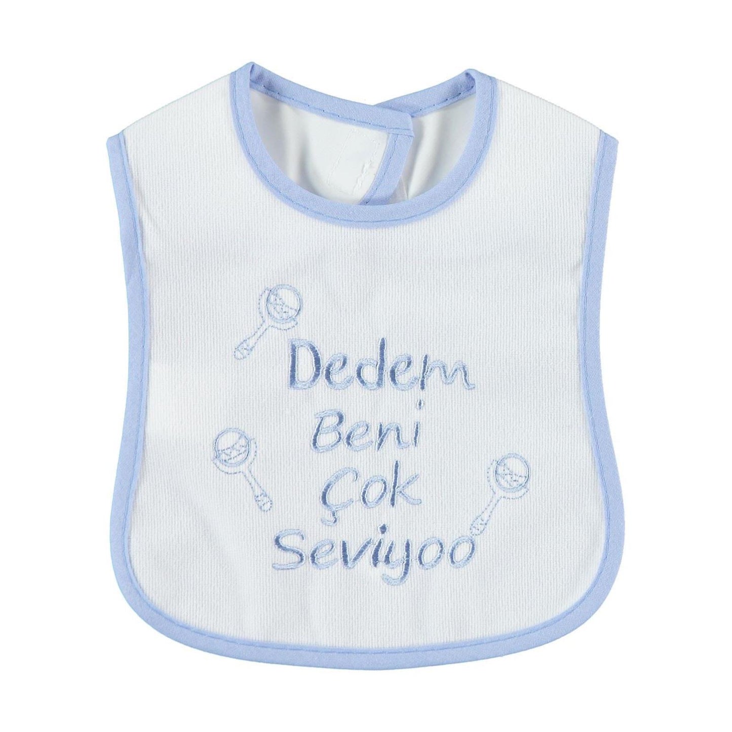 Civil Baby Bebek Mama Önlüğü 0-24 Ay - Mavi