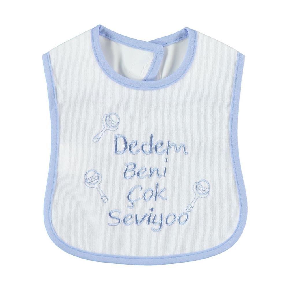 Civil Baby Bebek Mama Önlüğü 0-24 Ay - Mavi