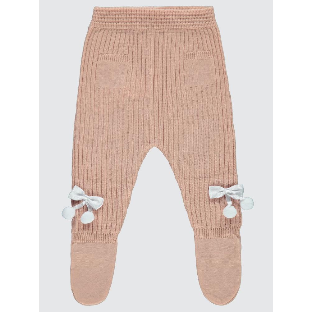 Civil Baby Fiyonk Ponpon Aksesuarlı 3-12 Ay Eşofman Altı - Pudra