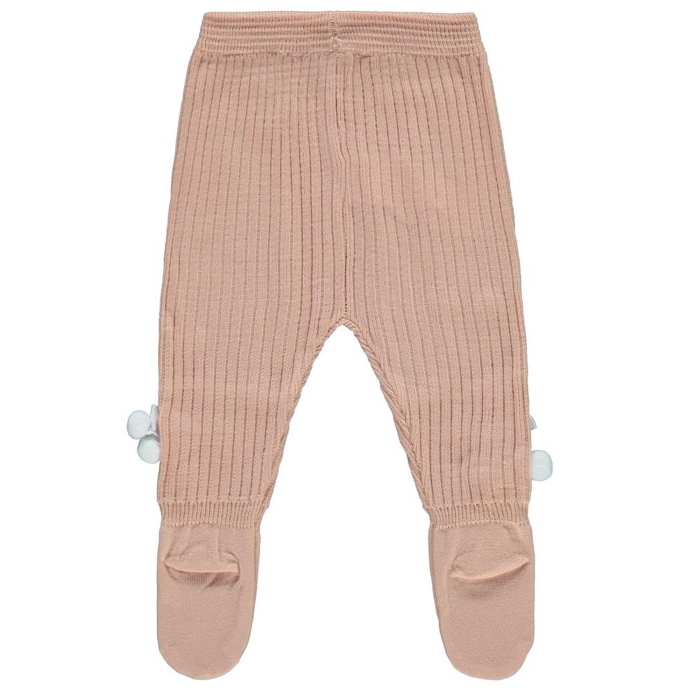 Civil Baby Fiyonk Ponpon Aksesuarlı 3-12 Ay Eşofman Altı - Pudra