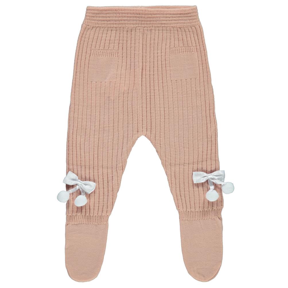 Civil Baby Fiyonk Ponpon Aksesuarlı 3-12 Ay Eşofman Altı - Pudra