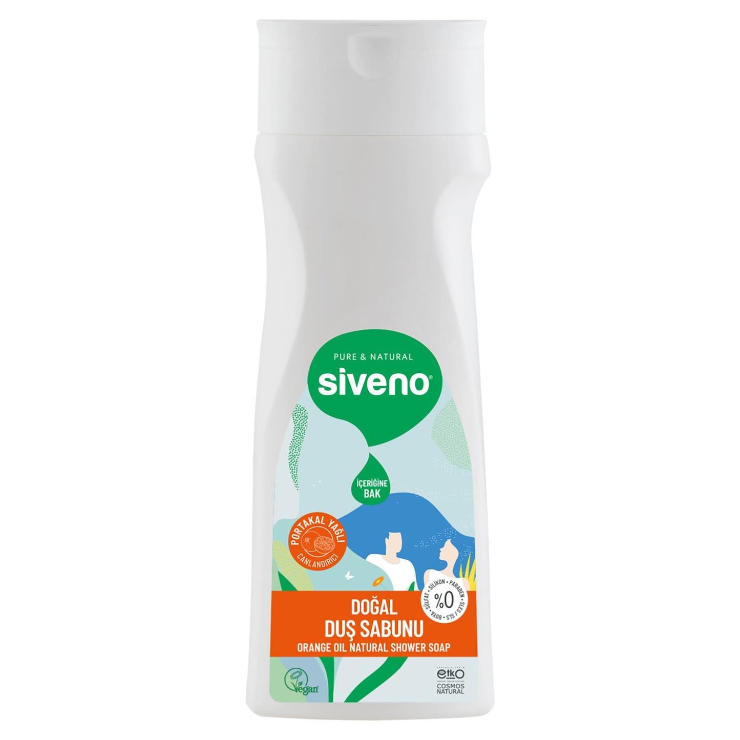 Siveno % 100 Doğal Portakal Yağlı Duş Sabunu - Standart