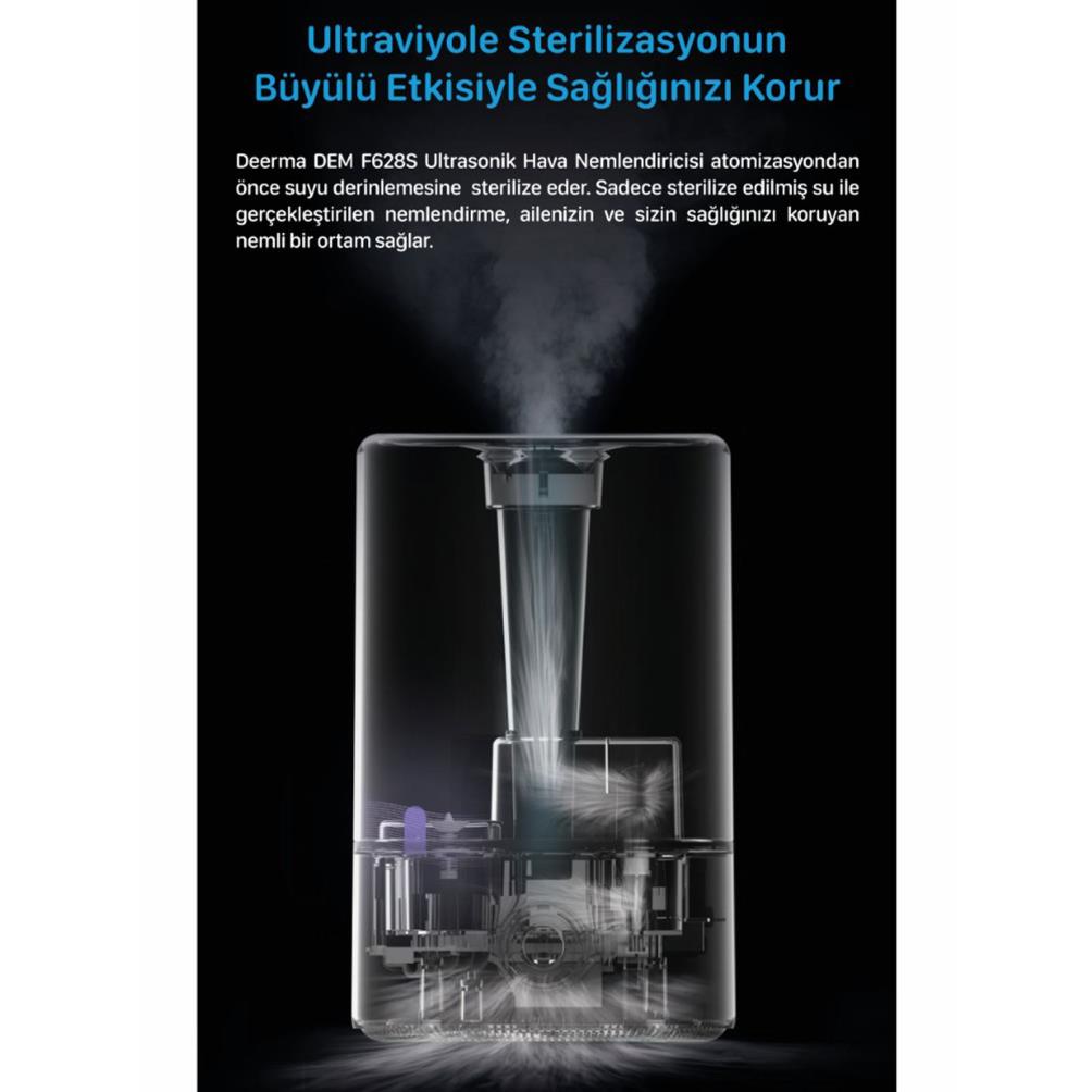 Deerma Ultraviyole (uvc) Ultrasonik Soğuk Hava Nemlendirici