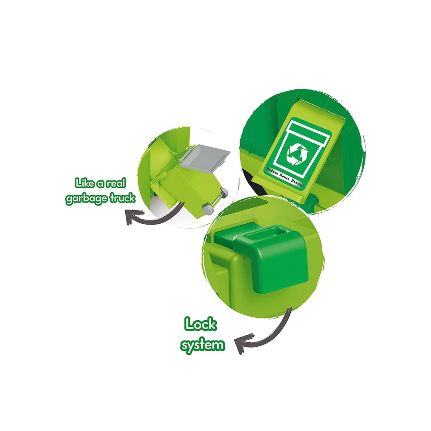 Dolu Oyuncak Çöp Kamyonu Pencereli Kutuda 43 cm