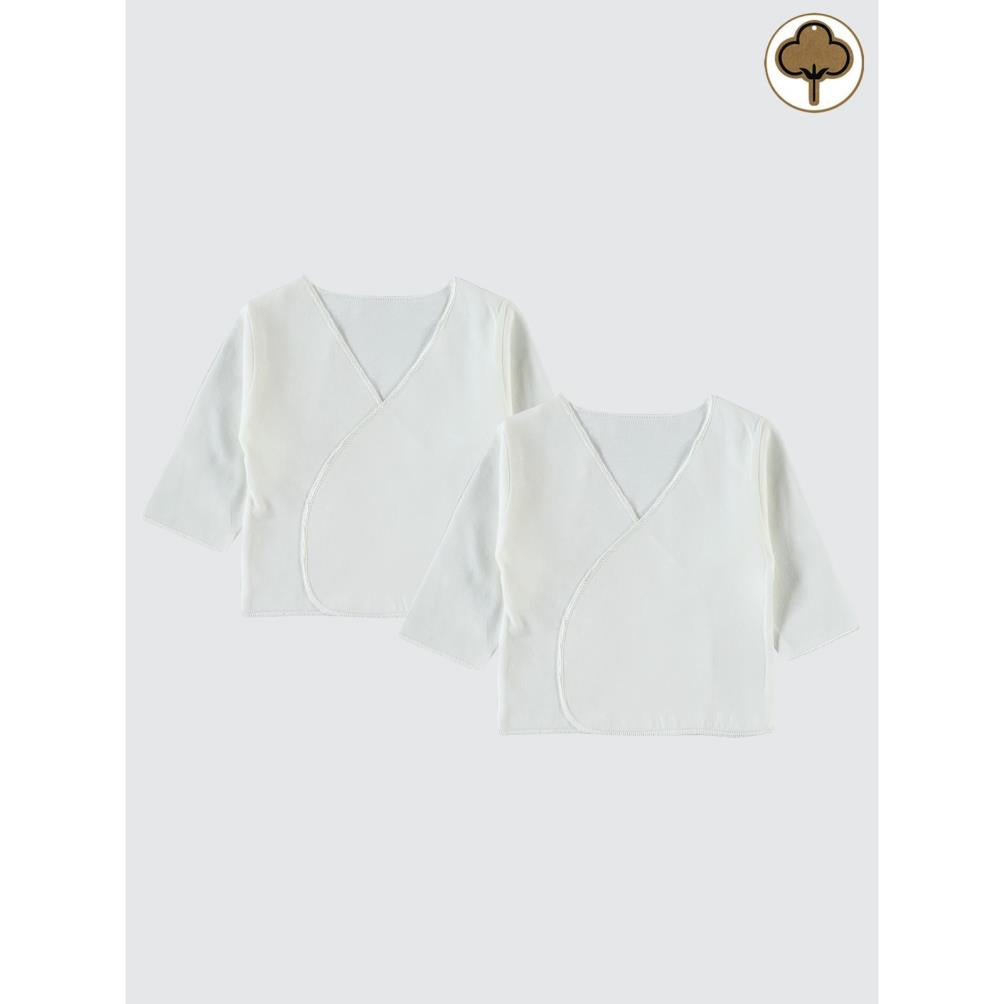 Civil Baby Organik Pamuklu 2'li İç Zıbın - Ekru