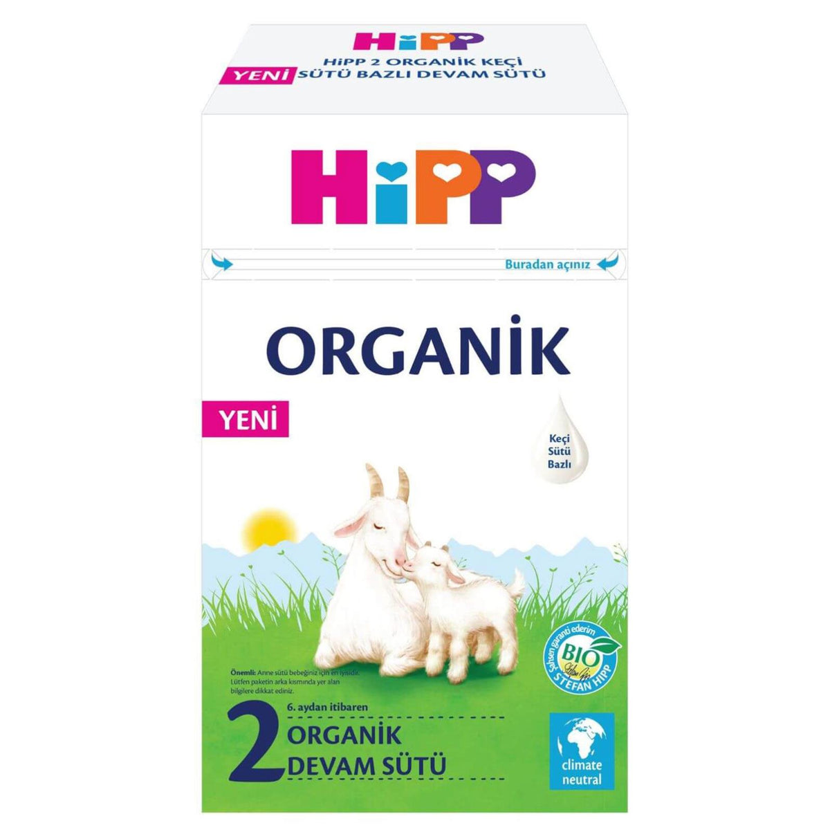 Hipp Mama 2 Organik Keçi Sütü Bazlı Devam Sütü 400 gr