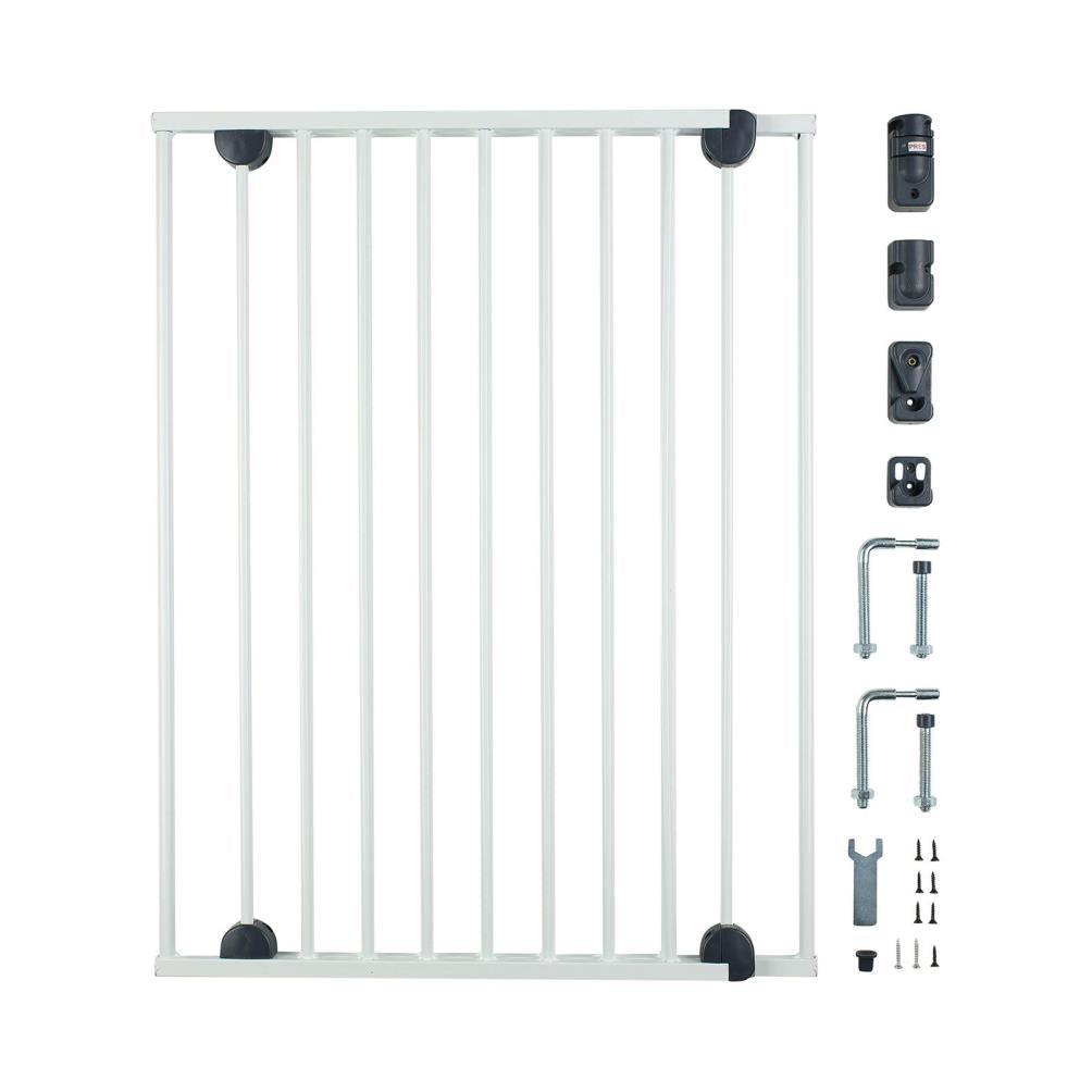 Wellgro 62-102 cm Metal Uzayan Güvenlik Kapısı - Beyaz