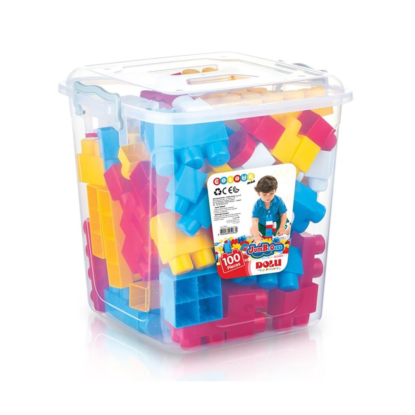 Dolu Oyuncak Sandıkta Mega Blok 100 Parca