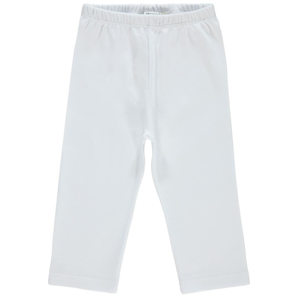 Civil Baby Düz Model Beli Lastikli 12-24 Ay Tek Alt Bebe - Beyaz