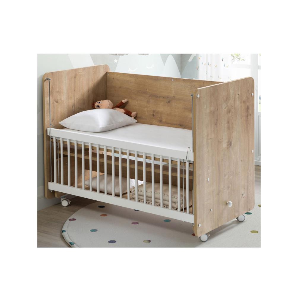 Babywhen Sallanan ve Tekerlekli Başucu Beşiği 60x120 cm