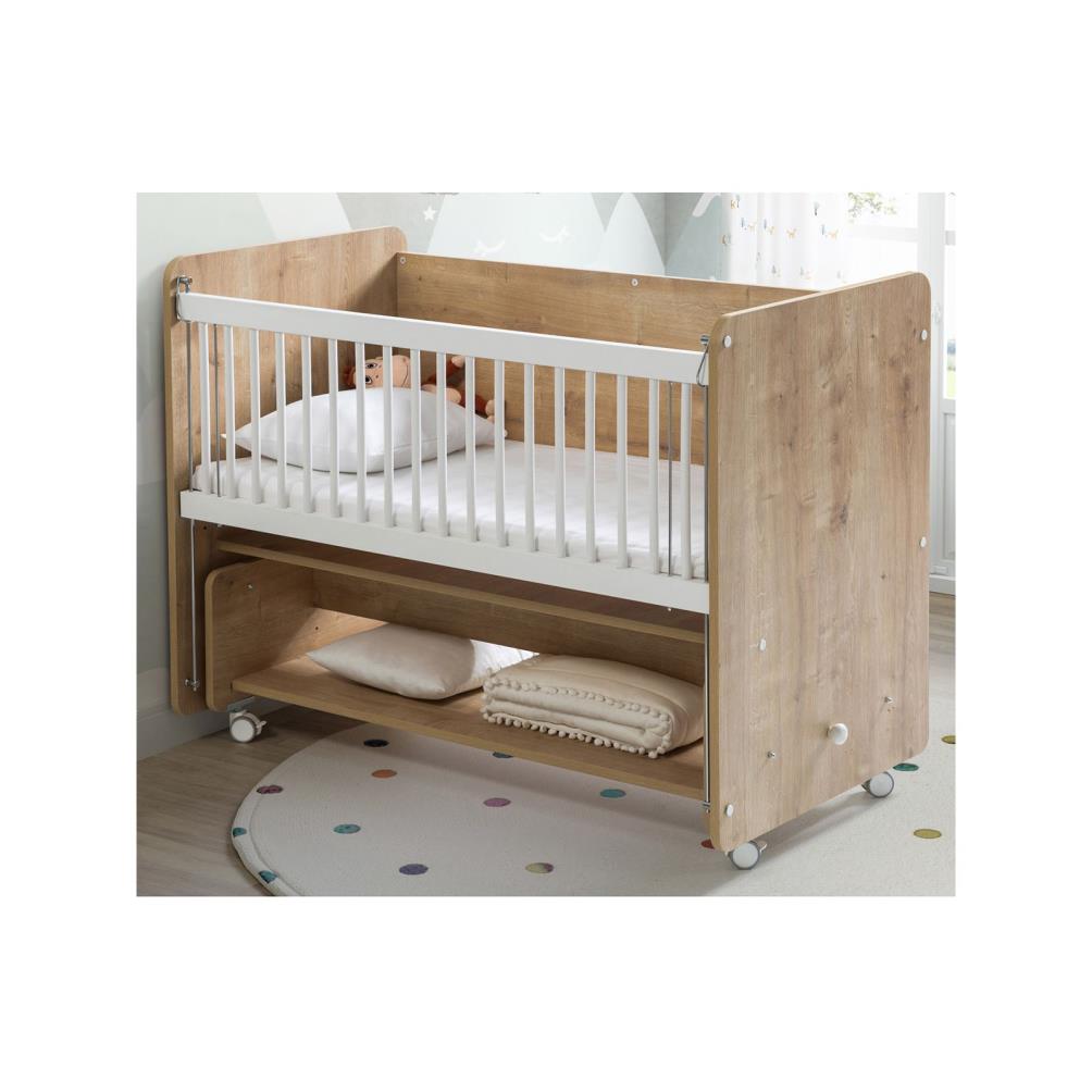 Babywhen Sallanan ve Tekerlekli Başucu Beşiği 60x120 cm