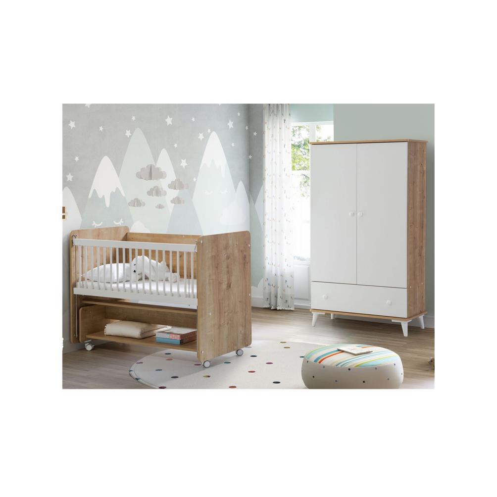 Babywhen Sallanan ve Tekerlekli Başucu Beşiği 60x120 cm