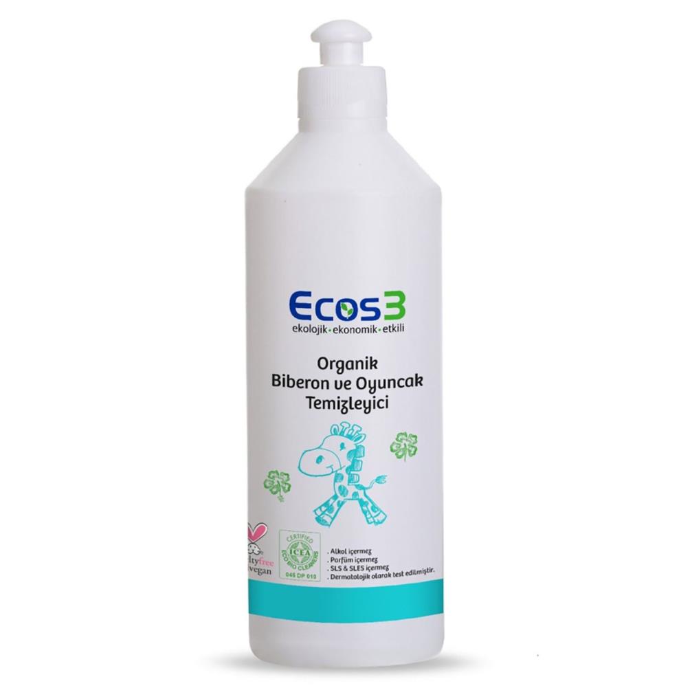 Ecos3 Organik Biberon ve Oyuncak Temizleyici 500 ml