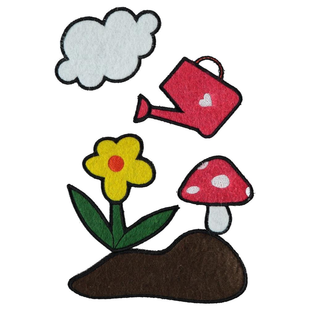 Civil Çiçek Değişken Parçalı Arma