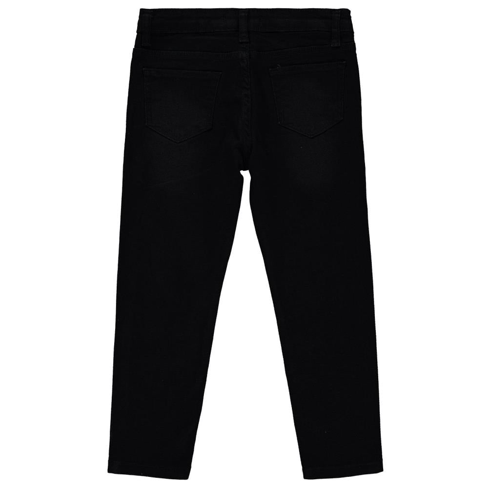 Civil Boys Klasik Petek Kumaş 10-13 Yaş Pantolon - Siyah