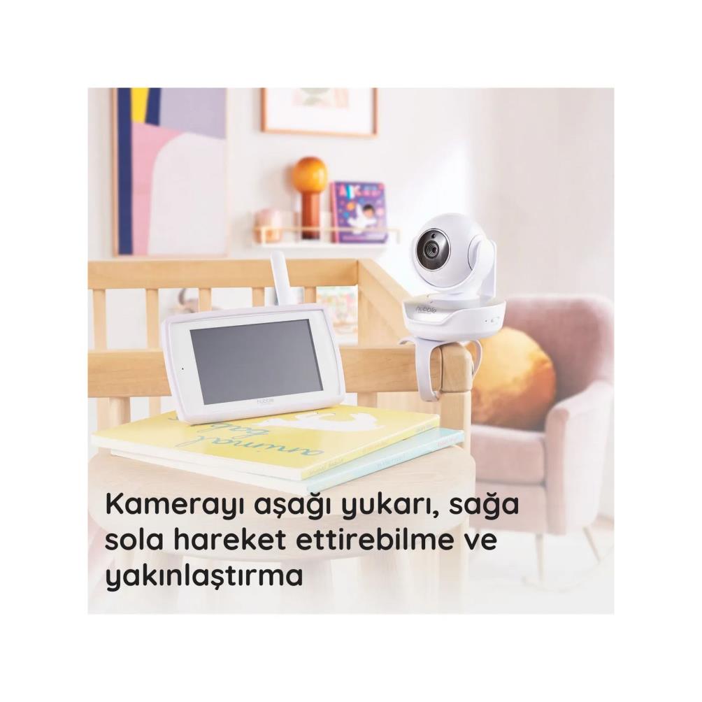 Hubble Nursery Pal Deluxe 5’’ Dokunmatik Ekranlı Pilli Bebek Kamerası