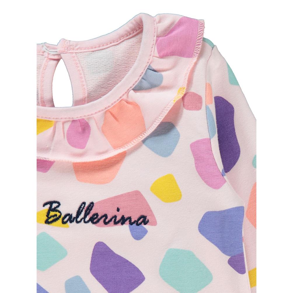 Civil Baby Nakışlı 6-18 Ay Takım - Pembe