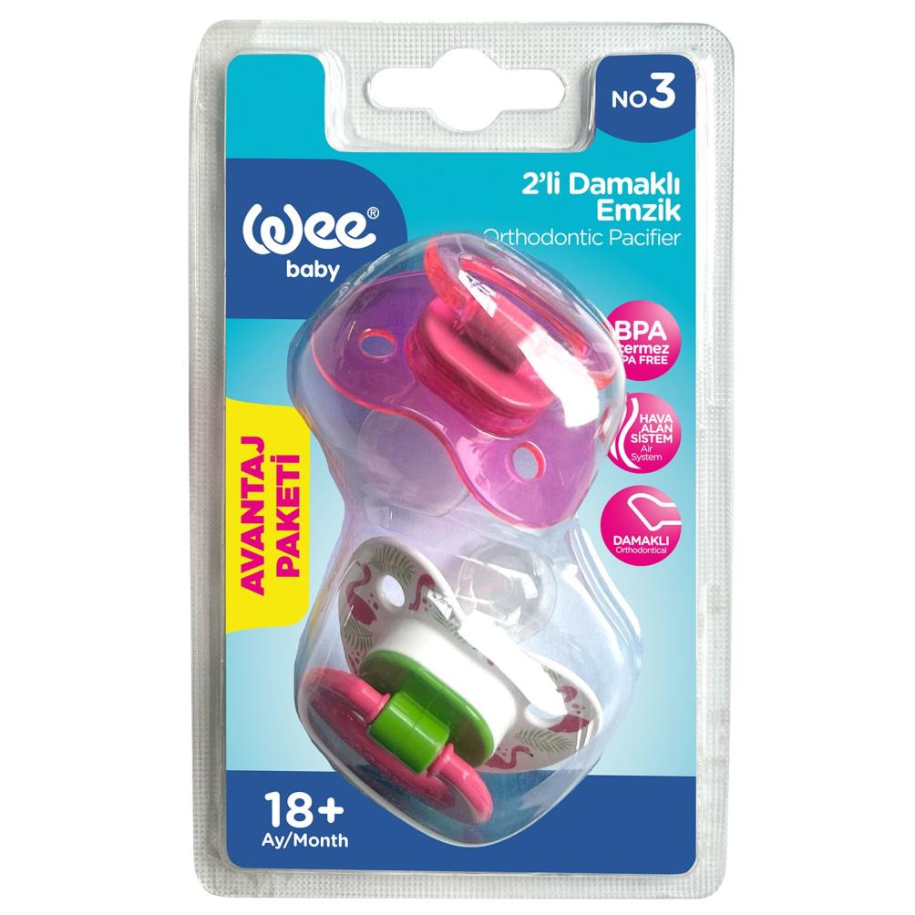 Wee Baby 2’li Damaklı Emzik No:3