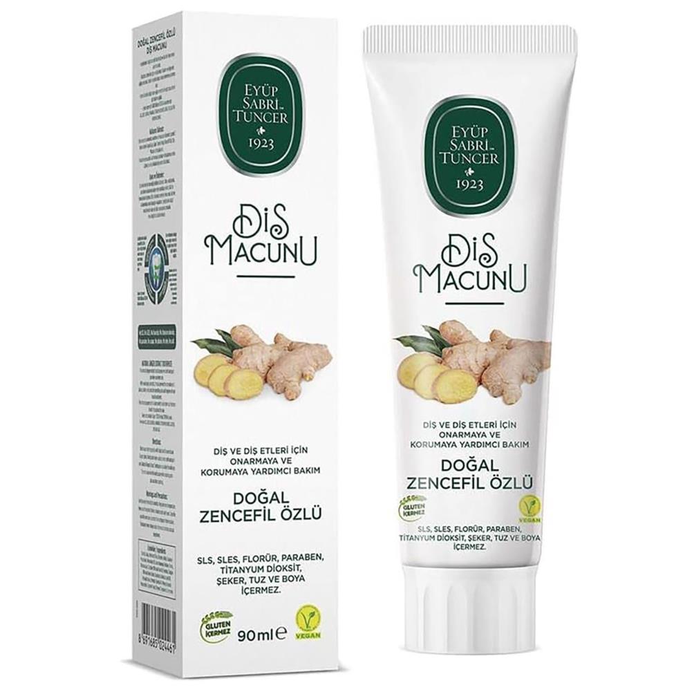 Doğal Zencefil Özlü Diş Macunu 90 Ml