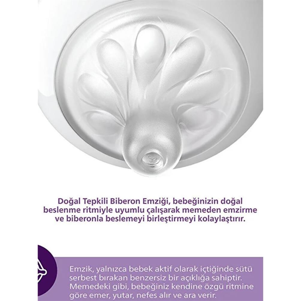 Philips Avent Natural Response 2'li Biberon Emziği5 Numara6+ AyDoğal Tepkili Biberon Emziği