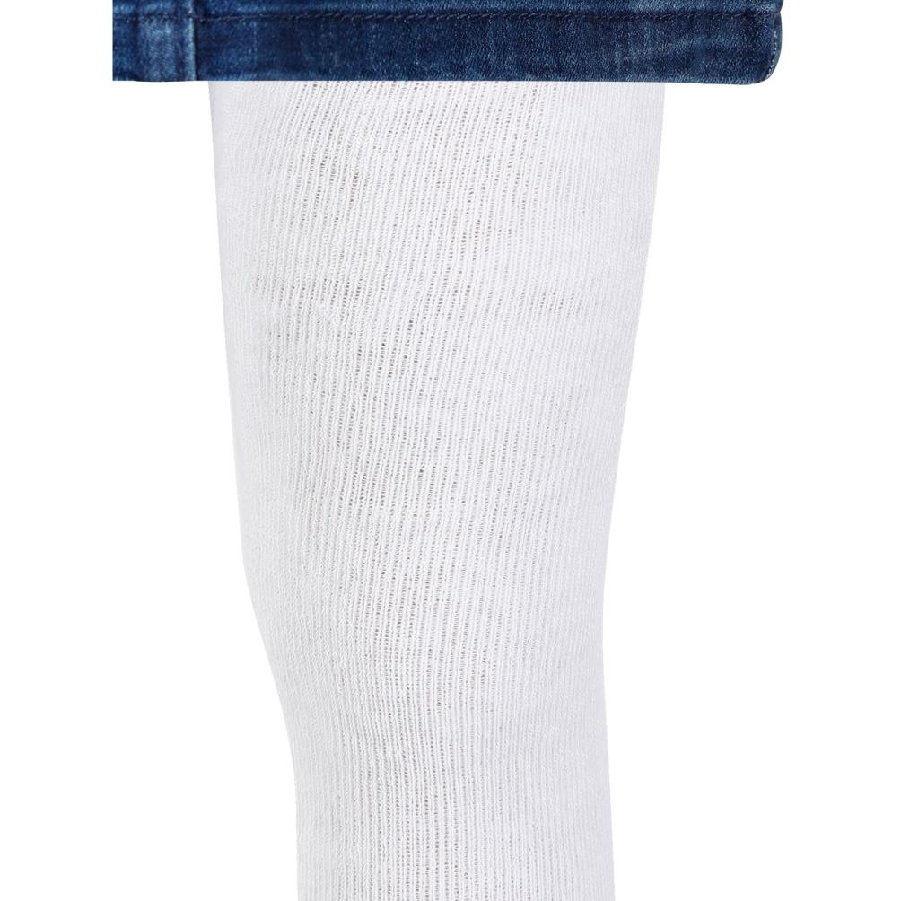 Civil Girls Basic Düz Havlu 2-12 Yaş Kız Külotlu Çorap - Beyaz