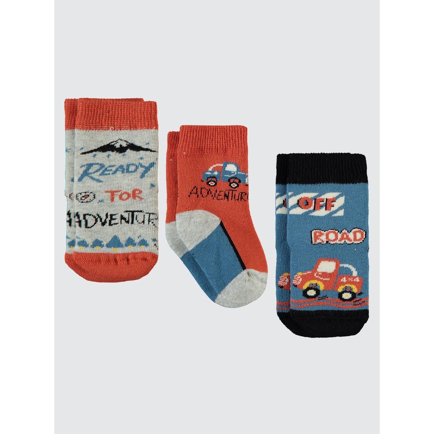 Civil Baby Off Road Havlu 6-18 Ay Bebek Erk Çorap Set