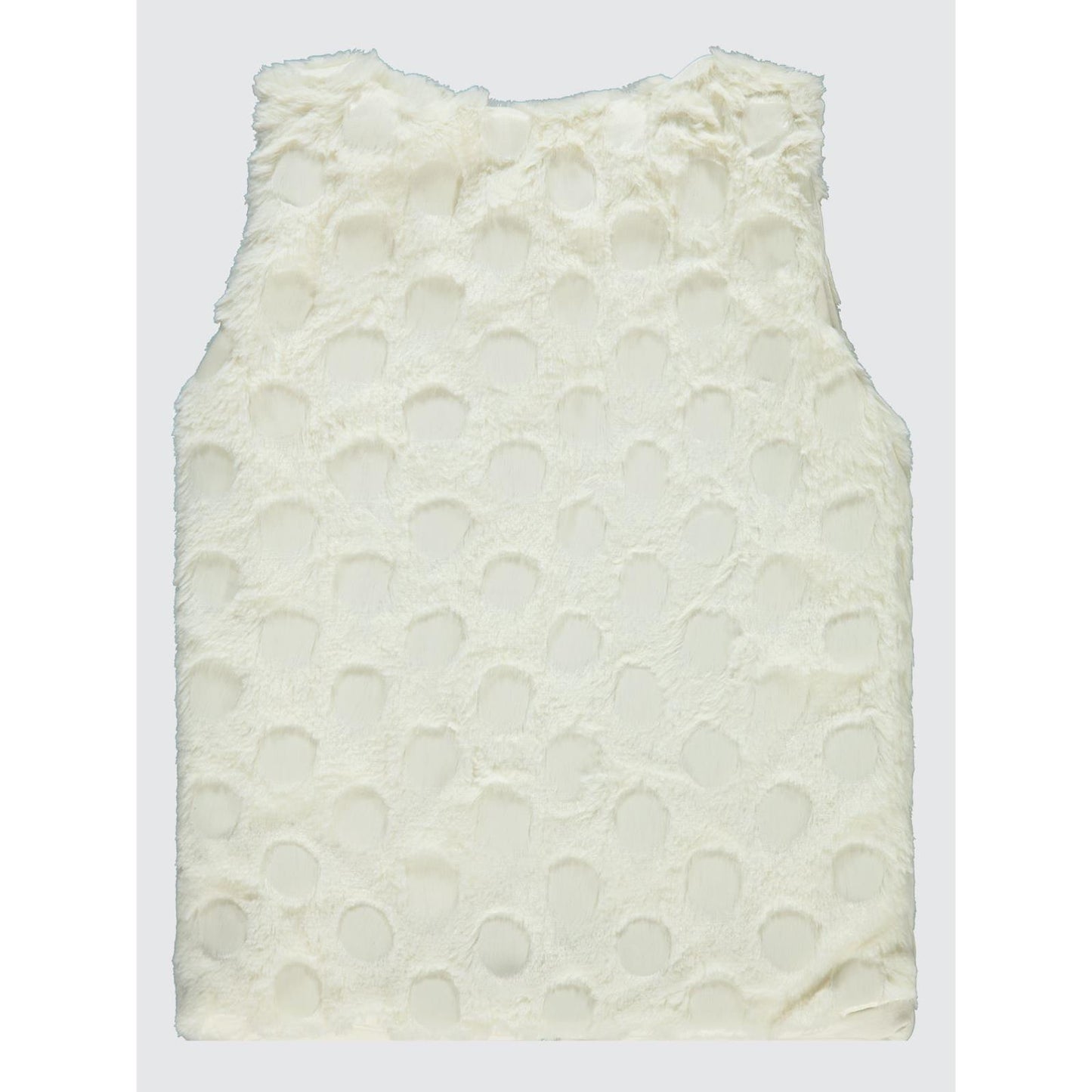 Civil Girls Pelüş 6-9 Yaş Yelek - Ekru