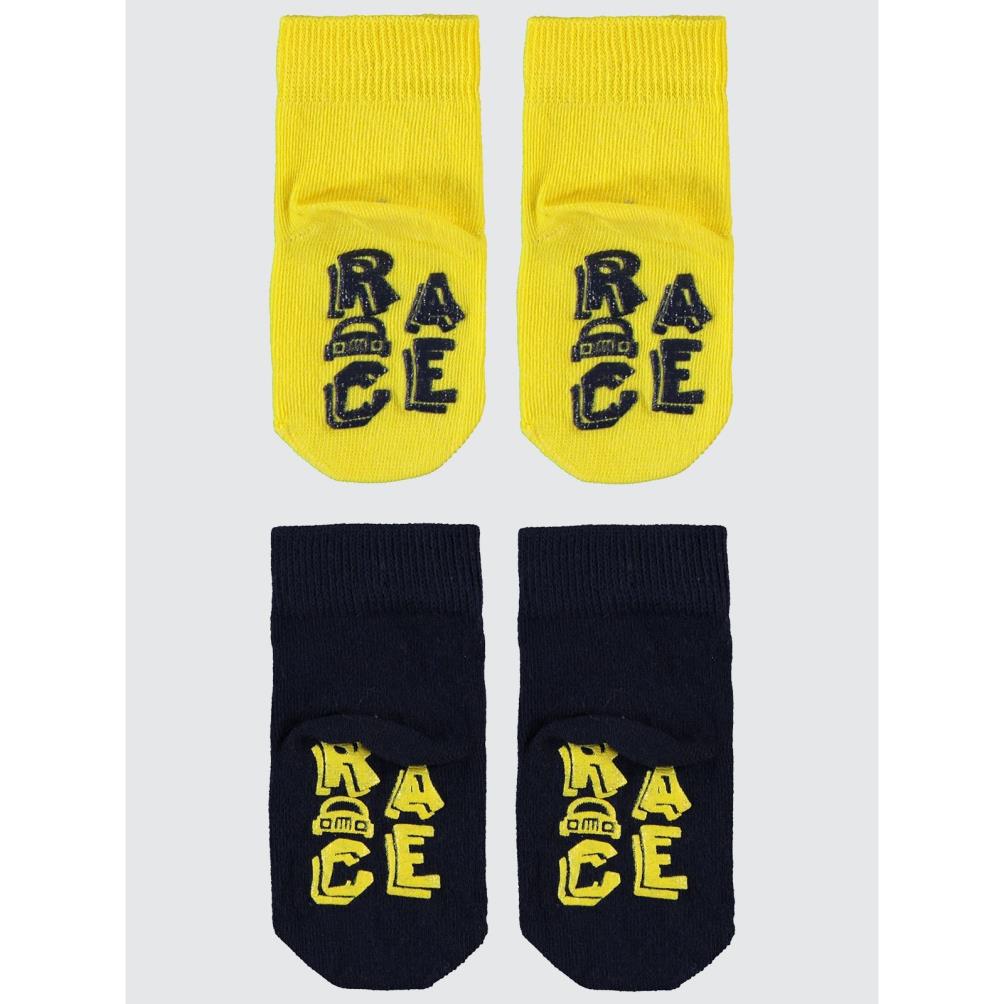 Civil Baby Race Abs Baskı 6-18 Ay 2'li Bebek Erkek Çorap