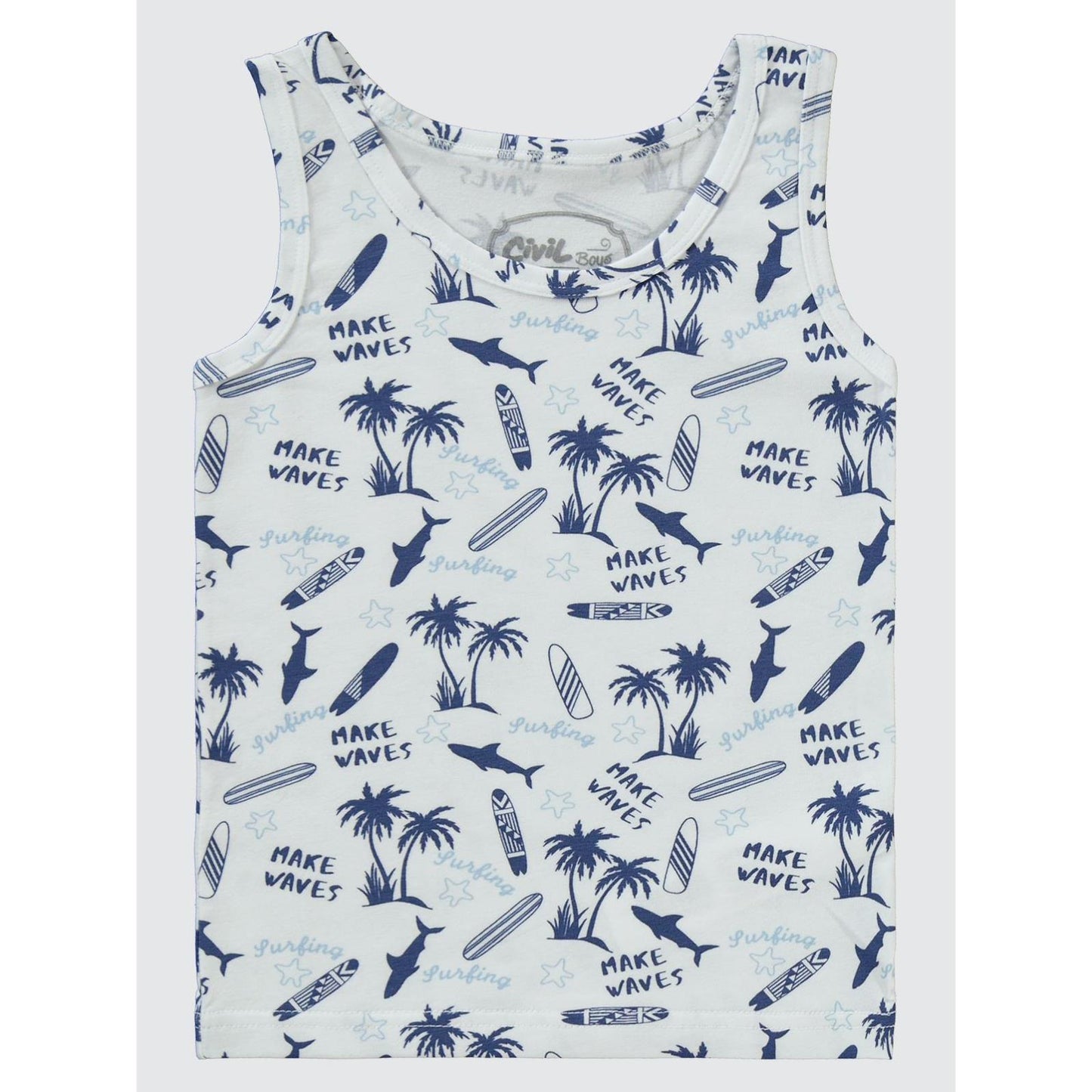 Civil Boys Palmiye 2-10 Yaş 2'li Atlet Set