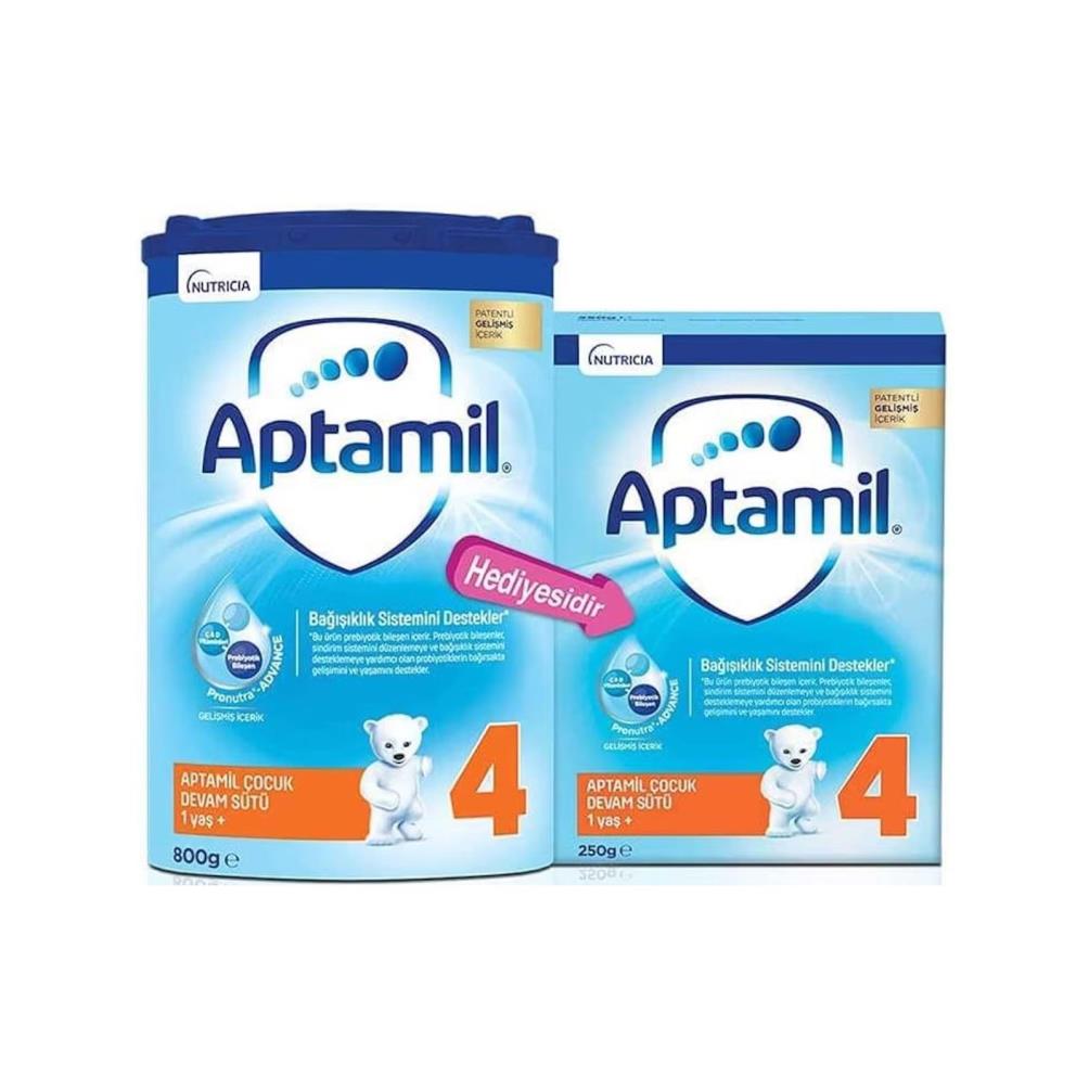 Aptamil 4 Devam Sütü 800 gr + 250 gr